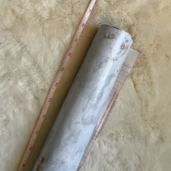 White Gold Marble Contact Paper - Picture 3 of 4